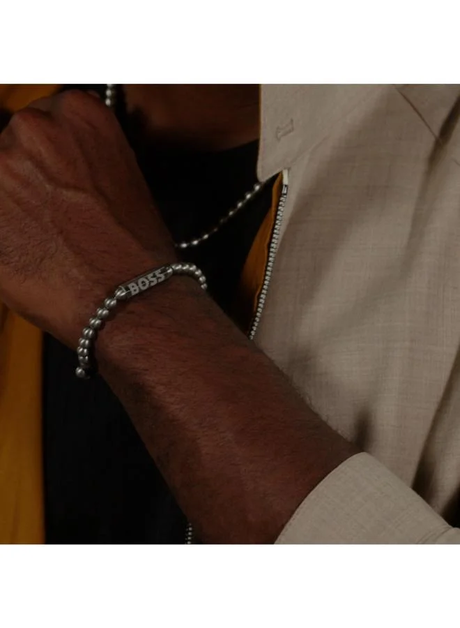 BOSS  Sphere Magnetic Closure Bracelet - 1580658M for Men | Best Price UAE